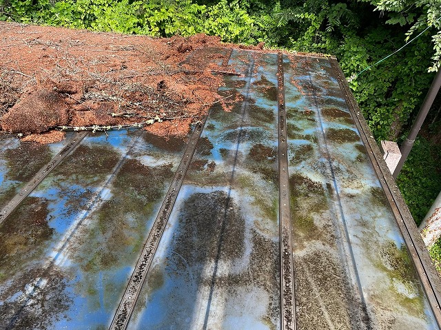 鳴沢村　屋根塗装工事